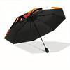 1pc Goku Dragon Ball Automatic Umbrella - Foldable with 8 Iron Ribs, Portable for Outdoor, Gift, Outdoor Umbrell, Playful Accessory122