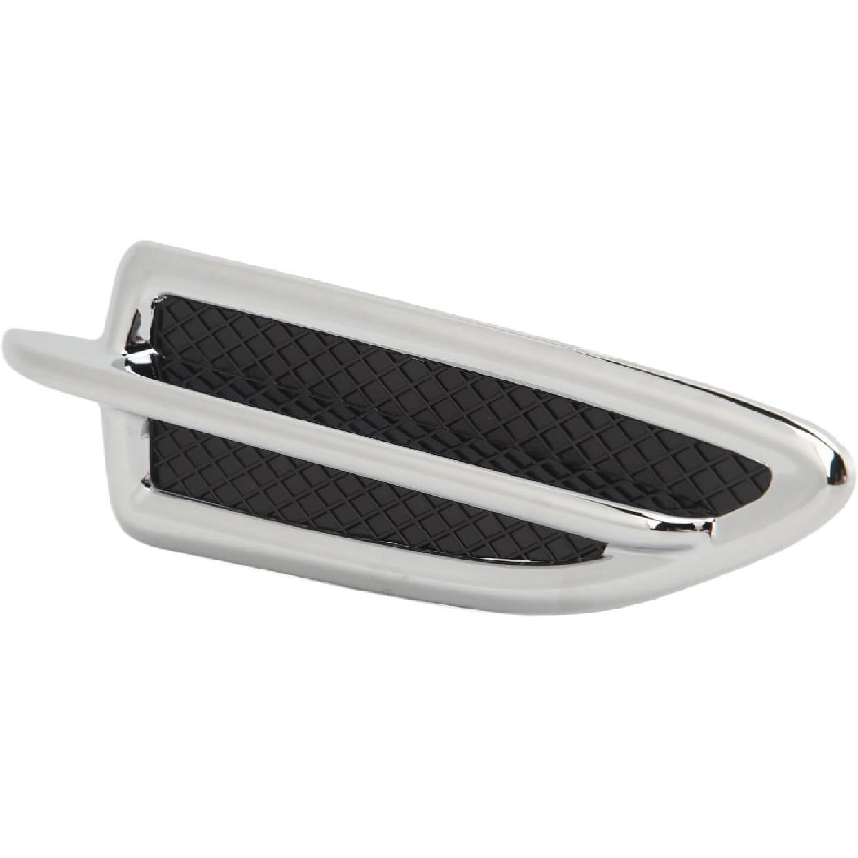 

Aramox Front Mudguard Vent Trim, Front Vent Strip Chrome Stylish Easy to Install Insert Vent Strip Fit for 2013 to 2016 Escape (Left: Cj5Z-16228-Aa, Right 74310‑02F60‑E0