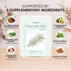 FoodaHolic Nature Skin Mask Tea Tree 23ml X 10 Sheets - Soothing & Balancing Facial Sheet Mask Pack for Clarifying and Pore Care(10 Sheets)