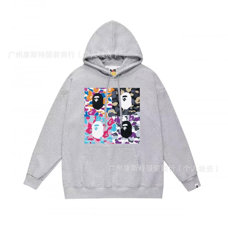 Unisex Oversized Cotton Hooded Sweatshirt With Camo Print Loose Fit Streetwear Teens Adults