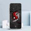 Japan Koi Fish Yin Yang Art Soft Cover for Samsung Galaxy A17 A37 A57 A16 A26 A36 A56 A15 A14 A55 Phone Case A13 A53 A25 A35 A24
