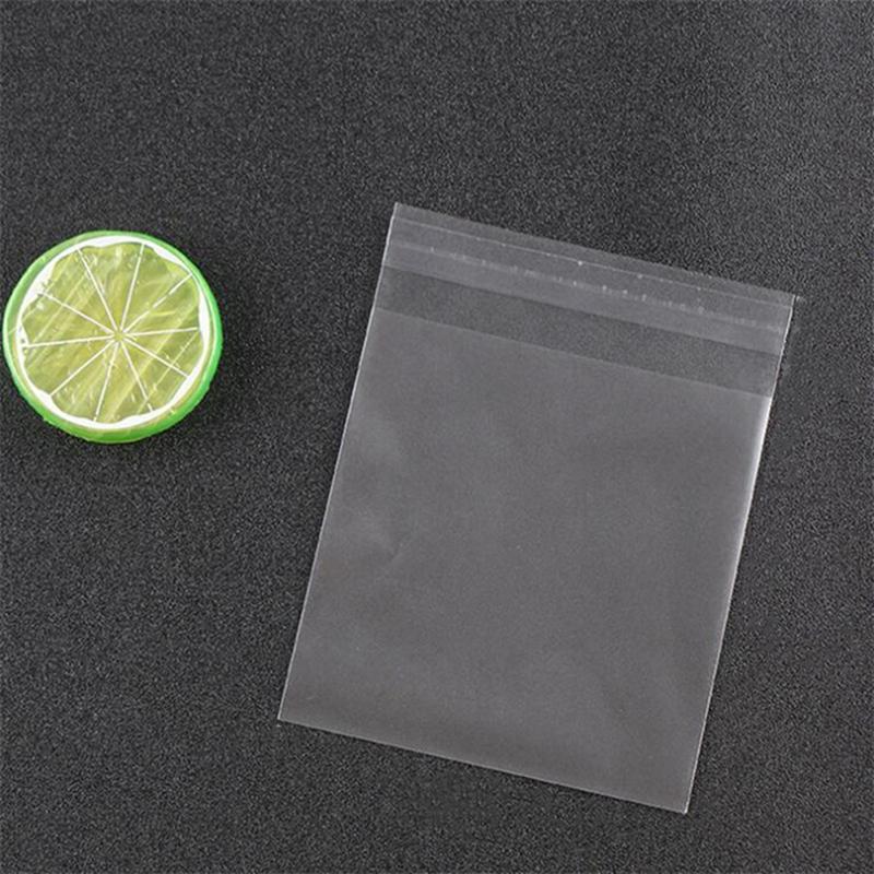 100pcs Dot Transparent Bags Self Sealing Bag Small Ziplock Reclosable Candy Cookie Storage DIY Jewelry Packaging Bags 5.5x5.5cm