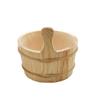 4L Wooden Sauna Barrel with Spoon Portable Sauna Room Steaming Bathroom SPA Accessory Tools Sauna Bucket and Ladle Set