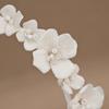 Fascia da Acconciatura Fata Corona Bianca Fascia per Capelli Moda Tiara Nuziale Sposa Matrimonio