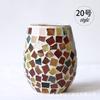 handmade mosaic patch candle holder home decor ornaments desktop decoration Dinner Lights Hotel Restaurant Decor Wedding Candles