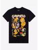 Garfield Group Ragazzi Ritratti a Pannello Vestibilità Boyfriend Camicia Nera M, 3XL