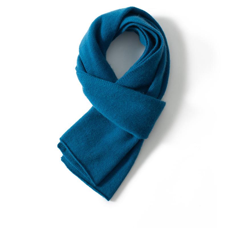 Knit Cashmere Winter Neck Gaiter Shawl Scarf for Men and Women