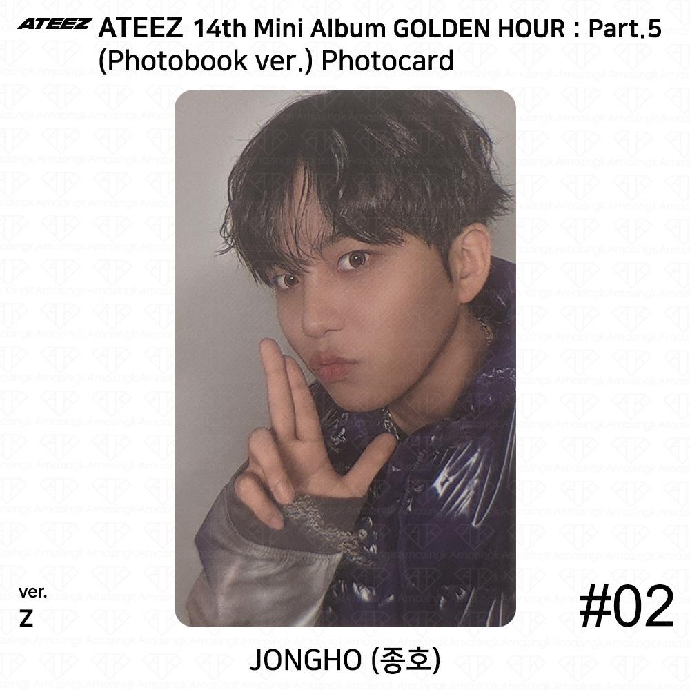ATEEZ 14th Mini Album Golden Hour Part.5 Photobook ver. Photocard Z VER