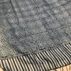 Used Stole, large size, embossed batik, indigo dyeing, silk, made in Jogjakarta
