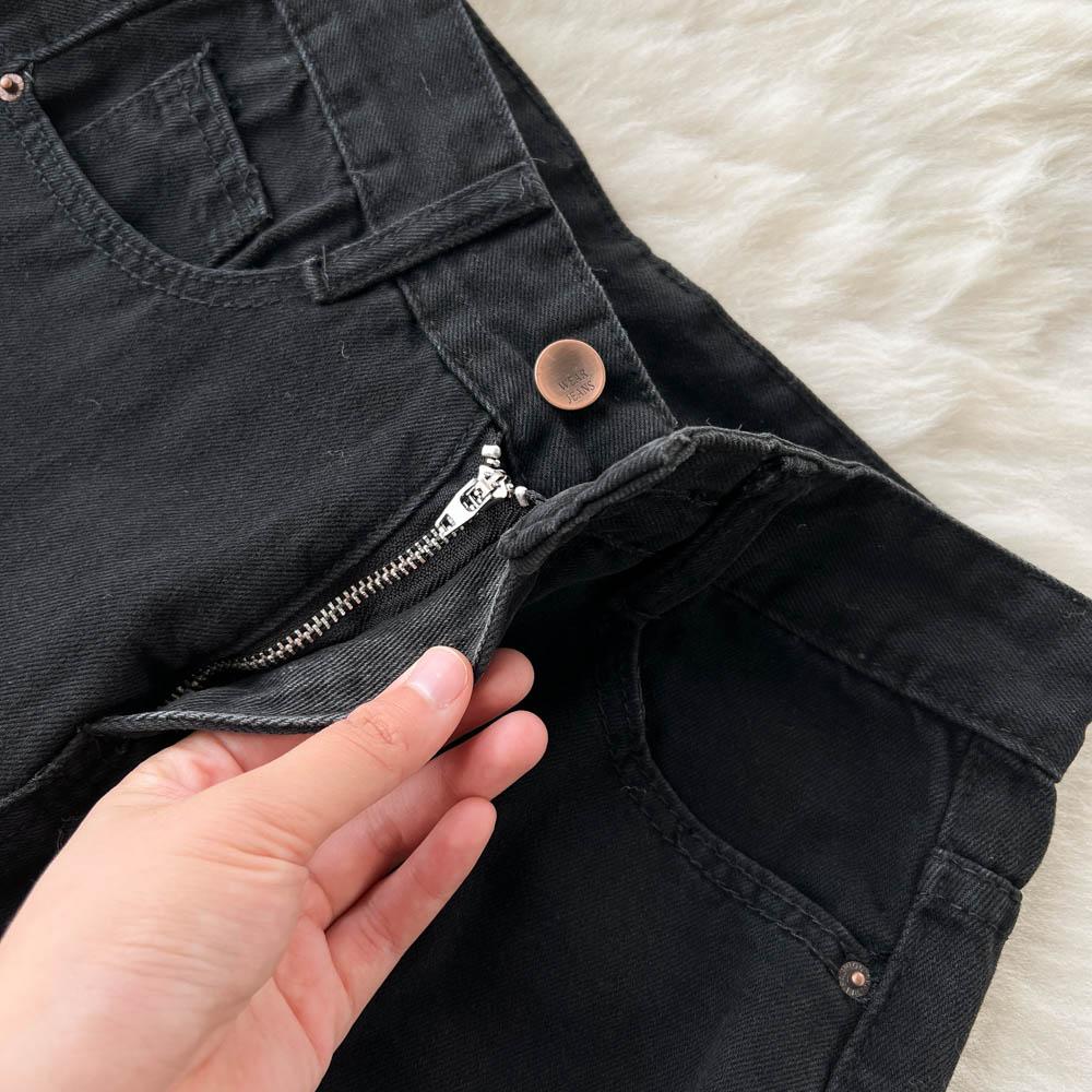 

Свободные широкие джинсы в стиле ретро, ​​женские летние тонкие нишевые рваные прямые брюки High Street