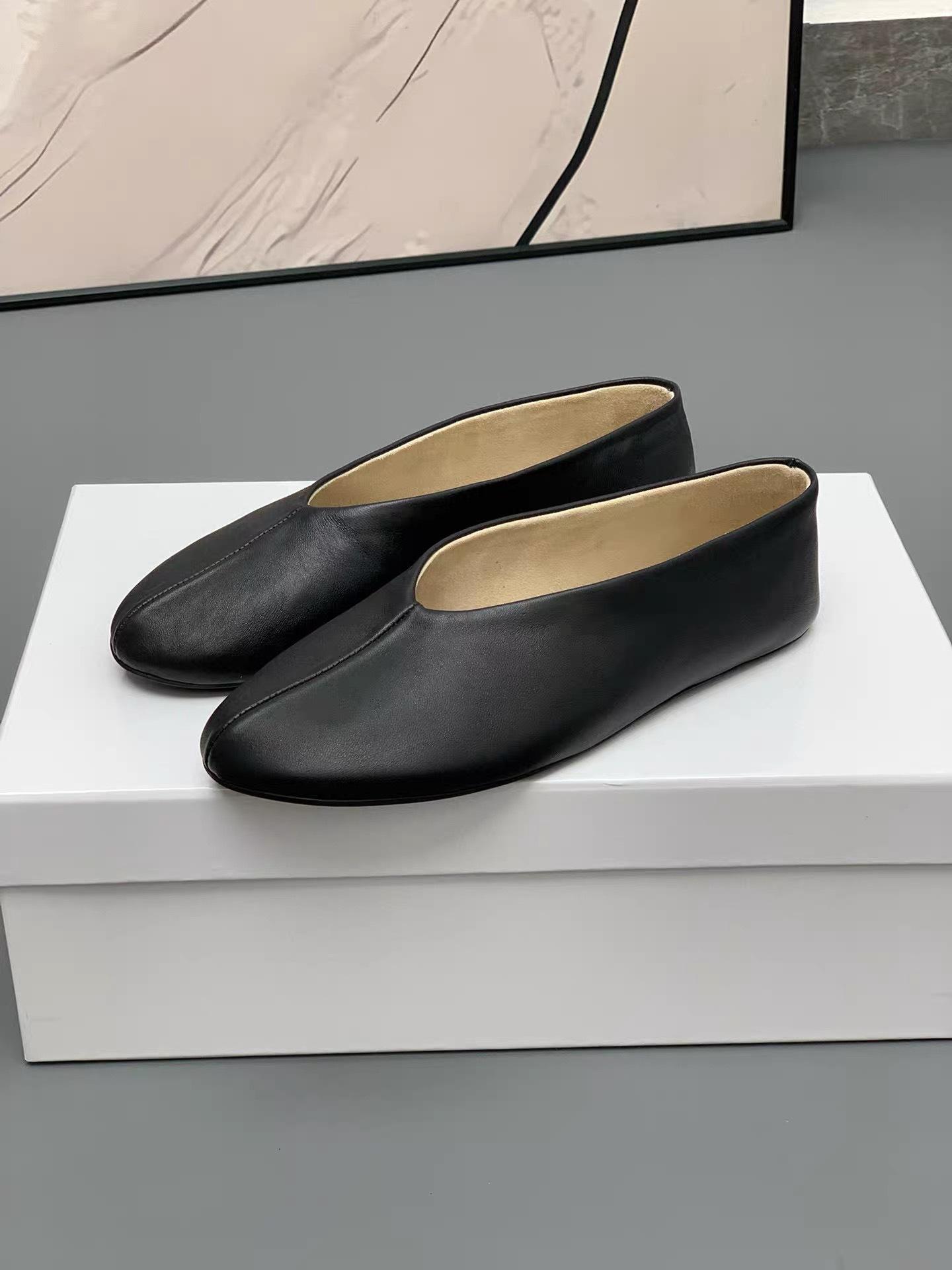 

Cowhide version~ retro simple shallow mouth inner height increase ballet single shoes women s spring versatile soft small leather shoes 35