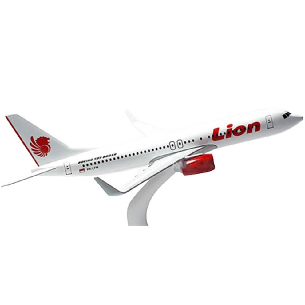 20cm Diecast Model Airplane Replica - Indonesia Lion Air Boeing 737 (38 Series)