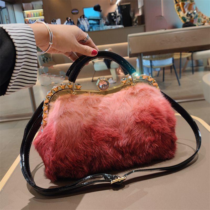 Leather Handbag Women's Bag New Autumn and Winter Fashion Versatile Temperament