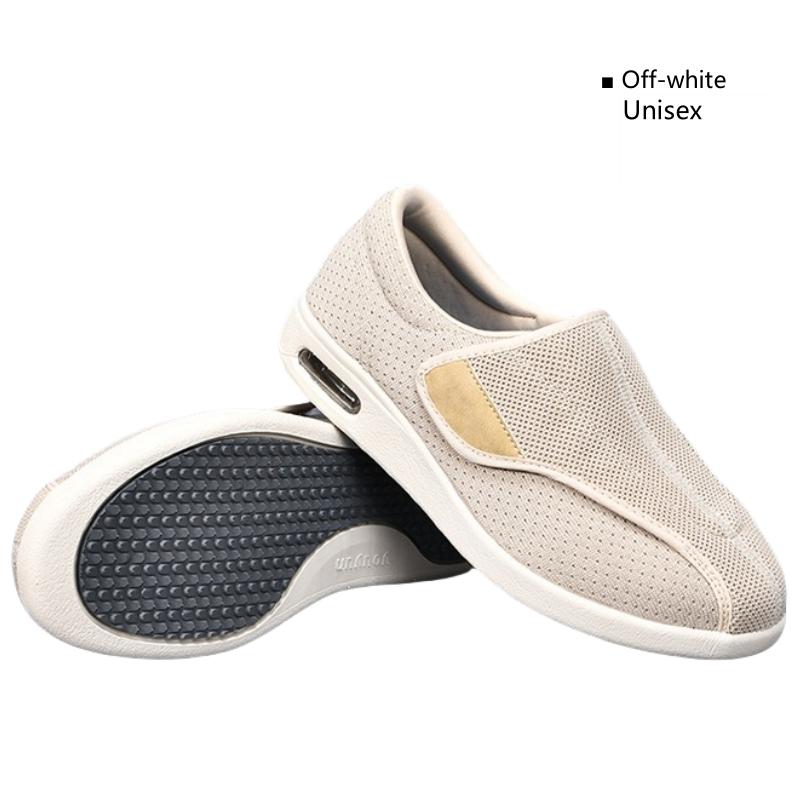 

Весна/Осінь Повнота стопи, широка стопа Взуття великих розмірів Верх сітчастий Дихаюче Зручне Взуття унісекс Для подорожей і відпочинку Взуття для літніх людей 46 брудно-білий