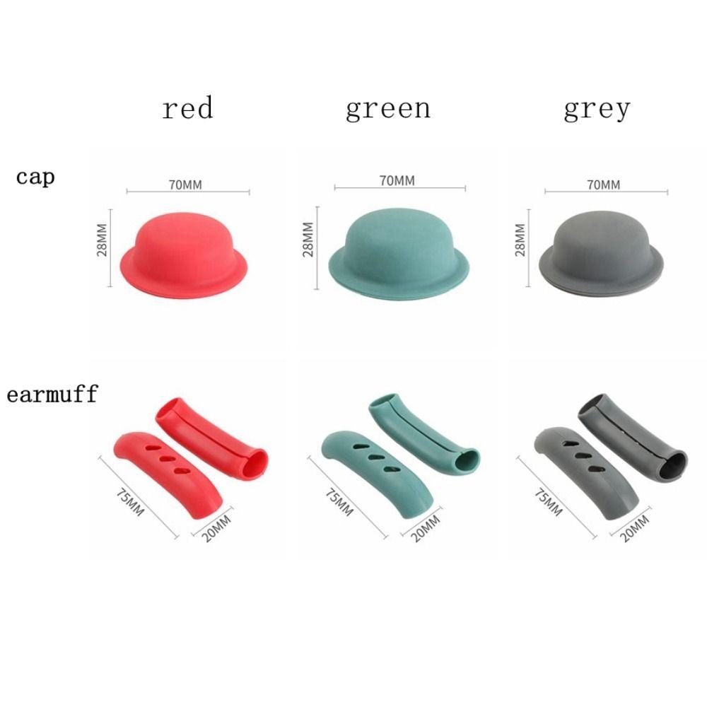 Silicone Pot Handle Cover Heat Resistant Pot Ear Clip Pot Pan Lids Pot Ear Cover Kitchen