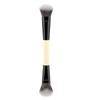 Pinceau de maquillage à double extrémité: Pinceau Doux à Poils pour Fond de Teint, Contouring, Poudre & Flamme pour une Utilisation Beauté Multifonctionnelle