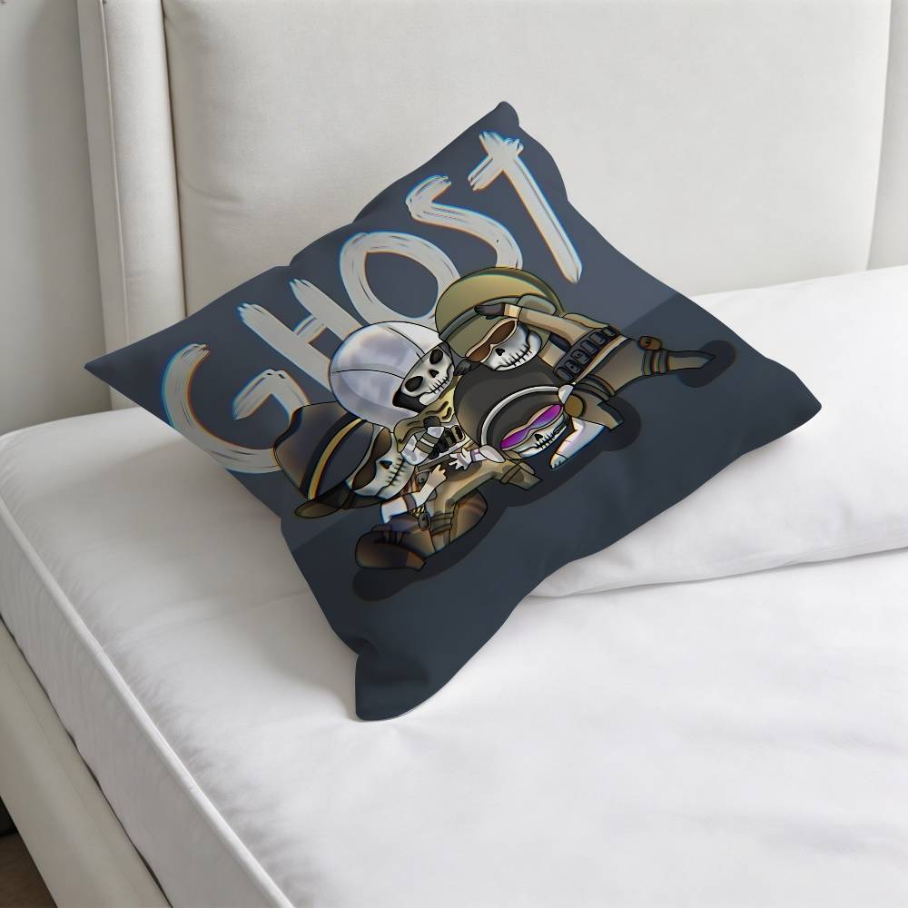 CCOD Duty GGhost Square Pillow Case Soft Decorative Throw Pillow Cover for Home Sofa Bed