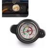 Radiator Cover, Radiator Cap with Temperature Gauge, 1.8 Bar High Pressure Radiator Cap, Fit for Honda, Kawasaki, Suzuki, Yamaha, KTM and More