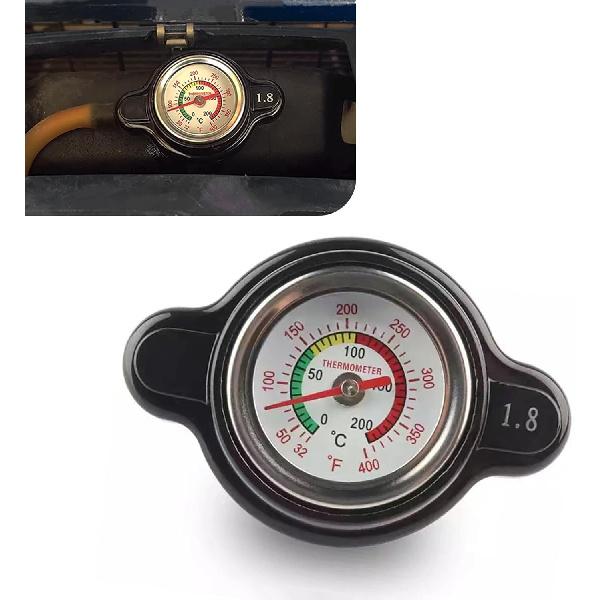 Крышка радиатора, Крышка радиатора с термометром, Высокопроизводительная крышка радиатора 1,8 бар, Подходит для Honda, Kawasaki, Suzuki, Yamaha, KTM и других