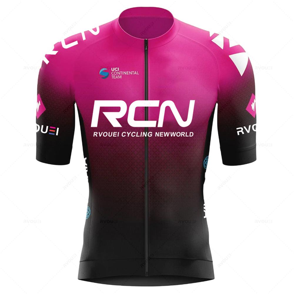 Rcn Sady cyklistických dresů 2025 Pánské cyklistické oblečení Letní krátký rukáv MTB cyklistický oblek Oblečení na kolo Ropa Ciclismo Hombre
