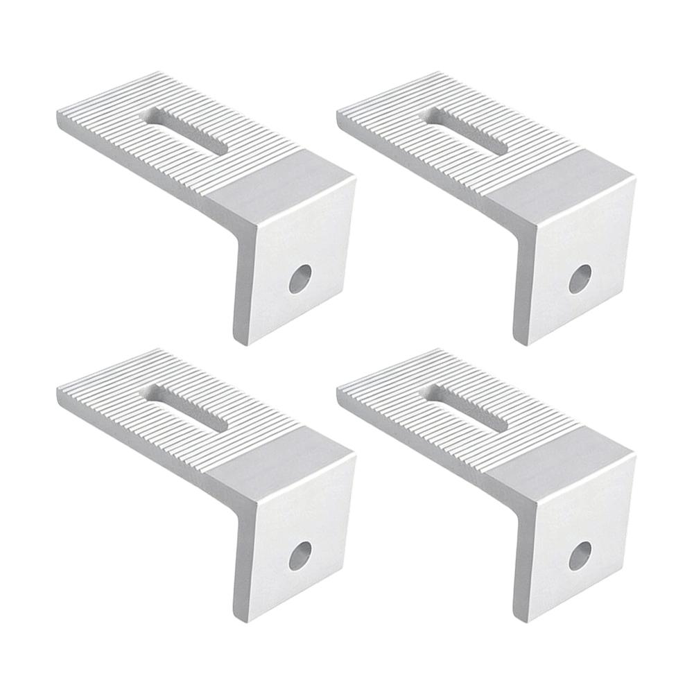 Aluminum Alloy L-Leg Solar Mounting Bracket For Color Steel & Roofs Photovoltaic Panel Support 125mm Mounting Kit