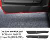 For MINI F66 F67 2024-2025 Car Door Anti-Kick Protective Pad Protector Mats Cover Sticker Auto Interior Accessories