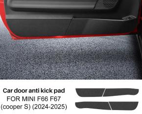 For MINI F66 F67 2024-2025 Car Door Anti-Kick Protective Pad Protector Mats Cover Sticker Auto Interior Accessories