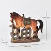 Luxurious Resin Running Horse Ornament for Home or Office Decor