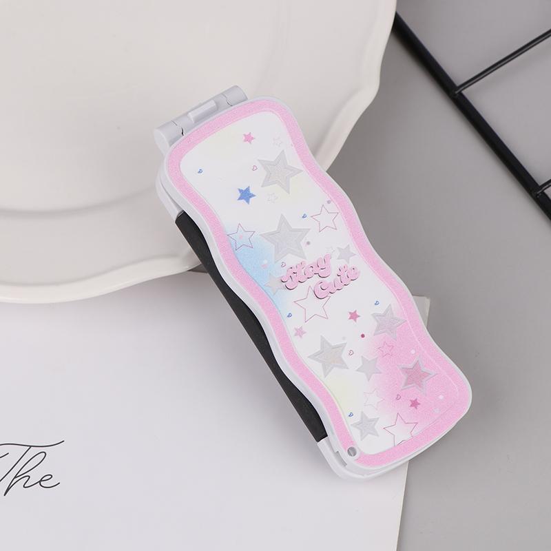 Mini-Haarbürste, faltbarer Massagekamm, Kopfmassage, antistatisch, tragbare Reise-Haarbürste, Mädchen-Haarkämme mit Spiegel