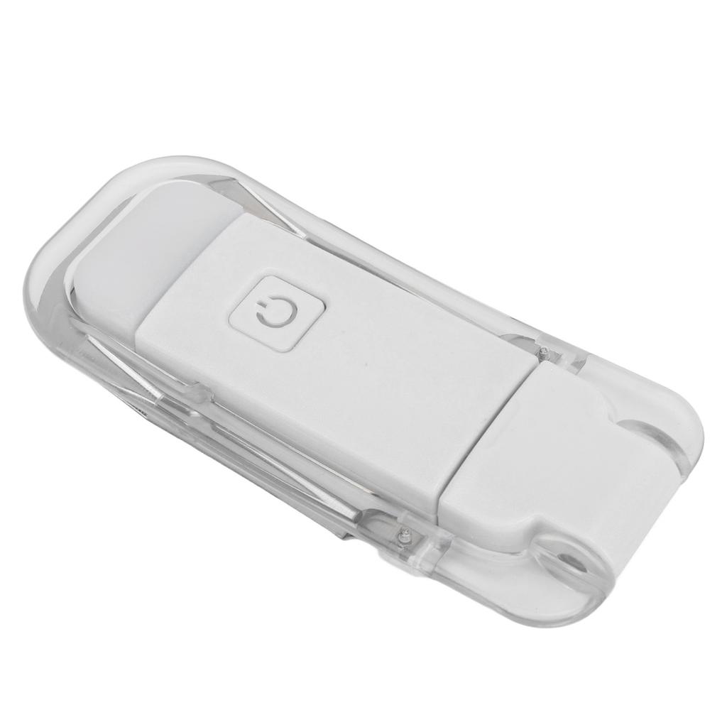 LED Bookmark Light USB Rechargeable 3 Brightness Warm White Light Portable Clip On Reading Lamp for
