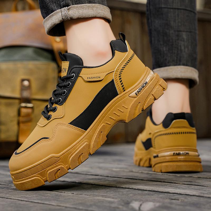Work Safety Sneakers Outdoor Men Casual Sneakers Fashion Hiking Sneakers Man Runing Shoes Anti-slip Durable Mens Tooling Shoes