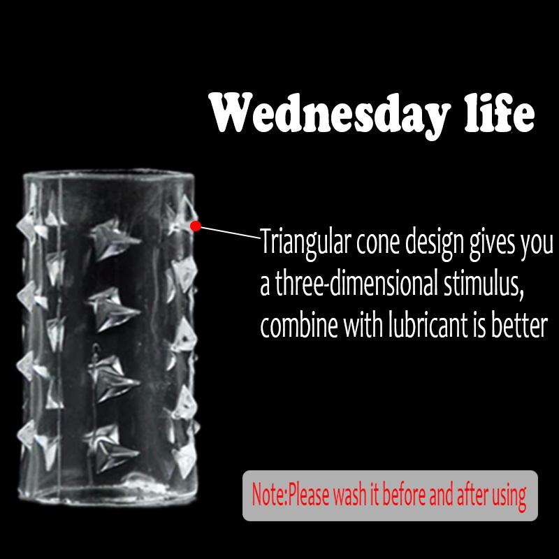 WAKEWAY 6Pcs/7Pcs Cock Ring Penis Enlarge Sleeve Lock Semen Sex Toys for Men Delay Ejaculation Cockring Sex Products Adult