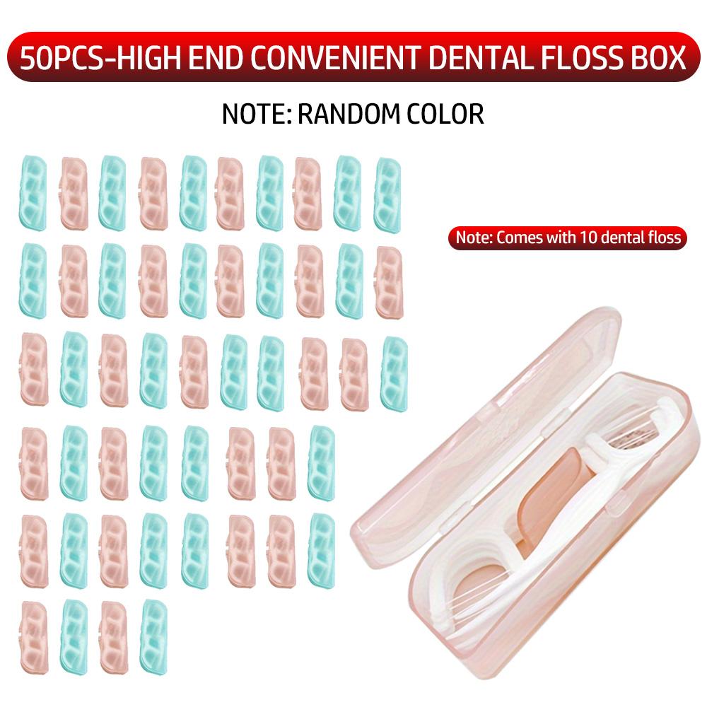 50/30/20/10/5PCS high-end convenient dental floss box, containing 10 dental floss, suitable for carrying with you