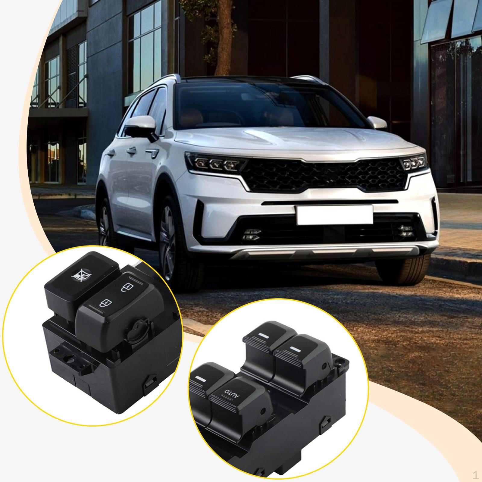 

Front Left Power Window Switch Replacement 93570-4Y200 High Performance Sturdy Practical Spare Parts