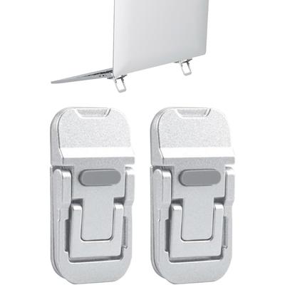 Laptop Stand,Mini Portable Laptop Stand for Laptop,2 Adjustable Angles Foldable Invisible Laptop Riser