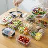 Transparent Food-Grade Refrigerator Storage Box for Fresh Produce and Lunches
