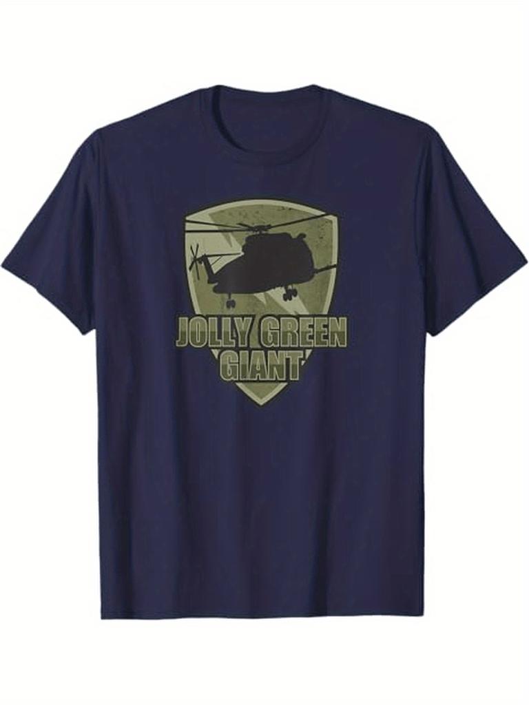 HH-3E Jolly Green Giant Vietnam T-Shirt 100% Cotton O-Neck Short Sleeve Summer Casual Mens T-shirt Streetwear