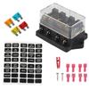 Marine Fuse Box Yachts Circuit Block High-Temperature Resistant Multi-way Fuse Box For Overload And Short-Circuit Prevention For