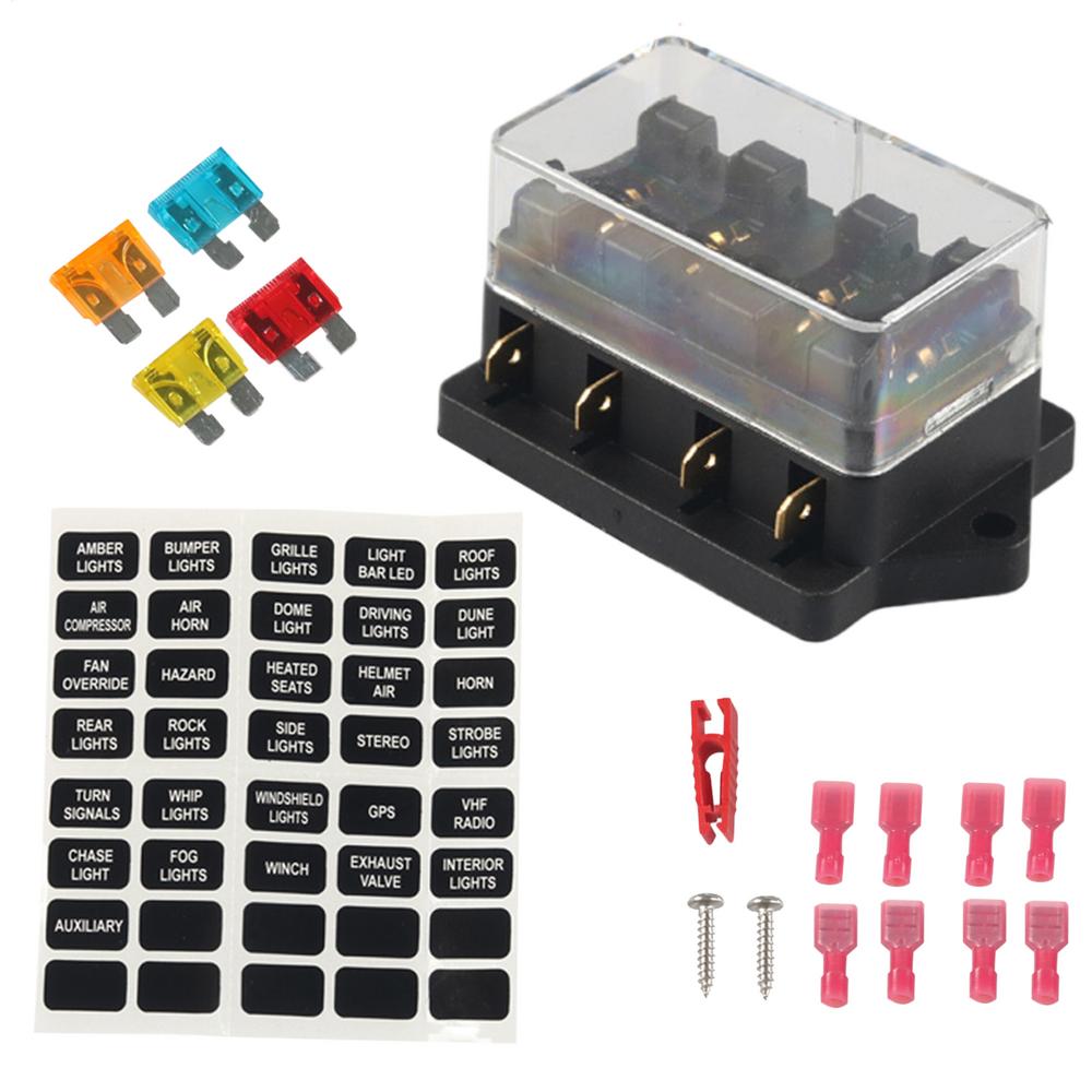 Marine Fuse Box Yachts Circuit Block High-Temperature Resistant Multi-way Fuse Box For Overload And Short-Circuit Prevention For