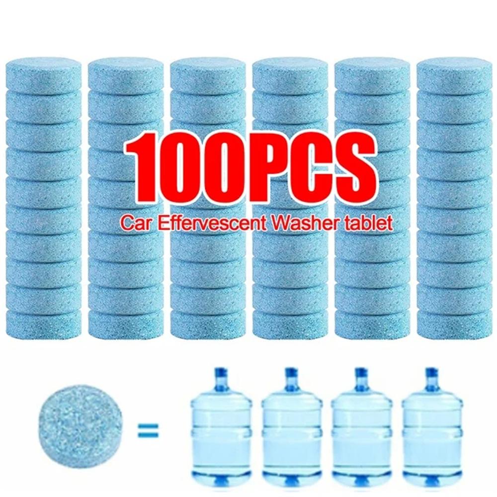 New Solid Cleaner Car Windscreen Cleaner Effervescent Tablet Auto Wiper Glass Solid Cleaning Concentrated Tablets Detergent 2024