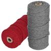2Pcs 100 Meters Cotton Yarn Meters Knitting Rope Braid Macrame Handicrafts Hand DIY Craft
