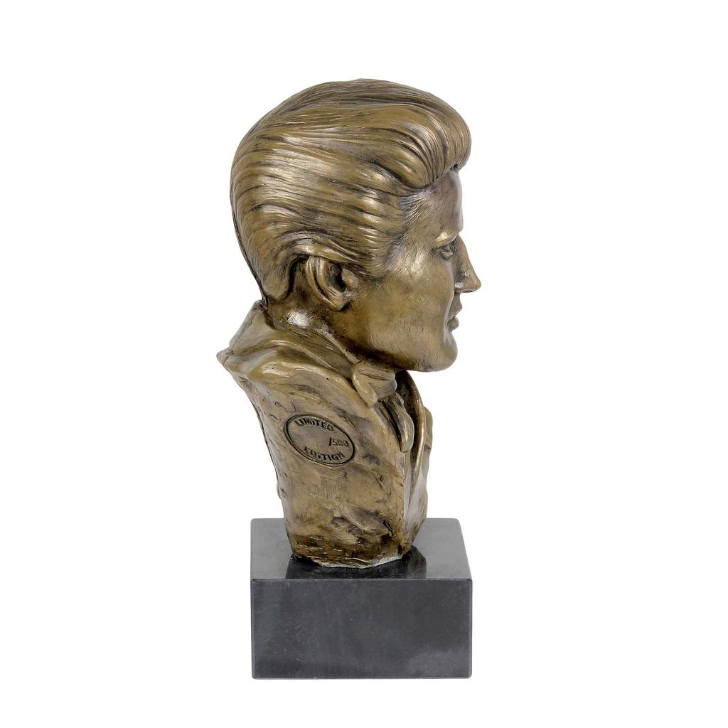 Elvis Presley - marble bust, statuette of a famous person, decoration for office, school, and hotel by the Art-Dog brand