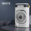 Compact USB Rechargeable Three-Speed Spray Fan with Humidifier for Desktop Use