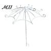 Elegant Trellis for Planters Vintage Umbrella Garden Trellis, Metal Climbing Plant Support, Shape Decorative Stand Terrace Vines Roses Clematis,