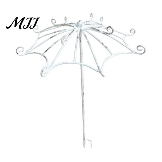 Elegant Trellis for Planters Vintage Umbrella Garden Trellis, Metal Climbing Plant Support, Shape Decorative Stand Terrace Vines Roses Clematis,
