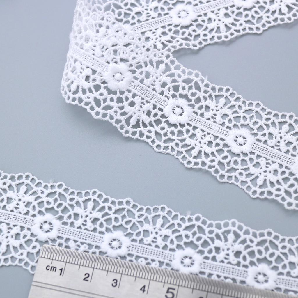 Milk Silk Water-Soluble Barcode Lace Wedding Dress Accessories, Hollow Embroidery Lace Women'S Clothing Accessories