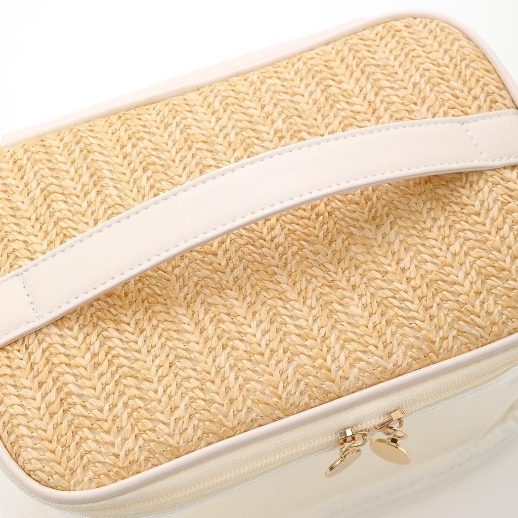 2024 Portable Large-Capacity PVC Travel Toiletry & Cosmetic Bag with Chic Fragrance Design