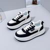 Fashion 2025 Summer Breathable White Shoes for Women Hollow Out Casual Board Shoes Thick Soled Comfortable Sports Shoes Zapatillas Mujer