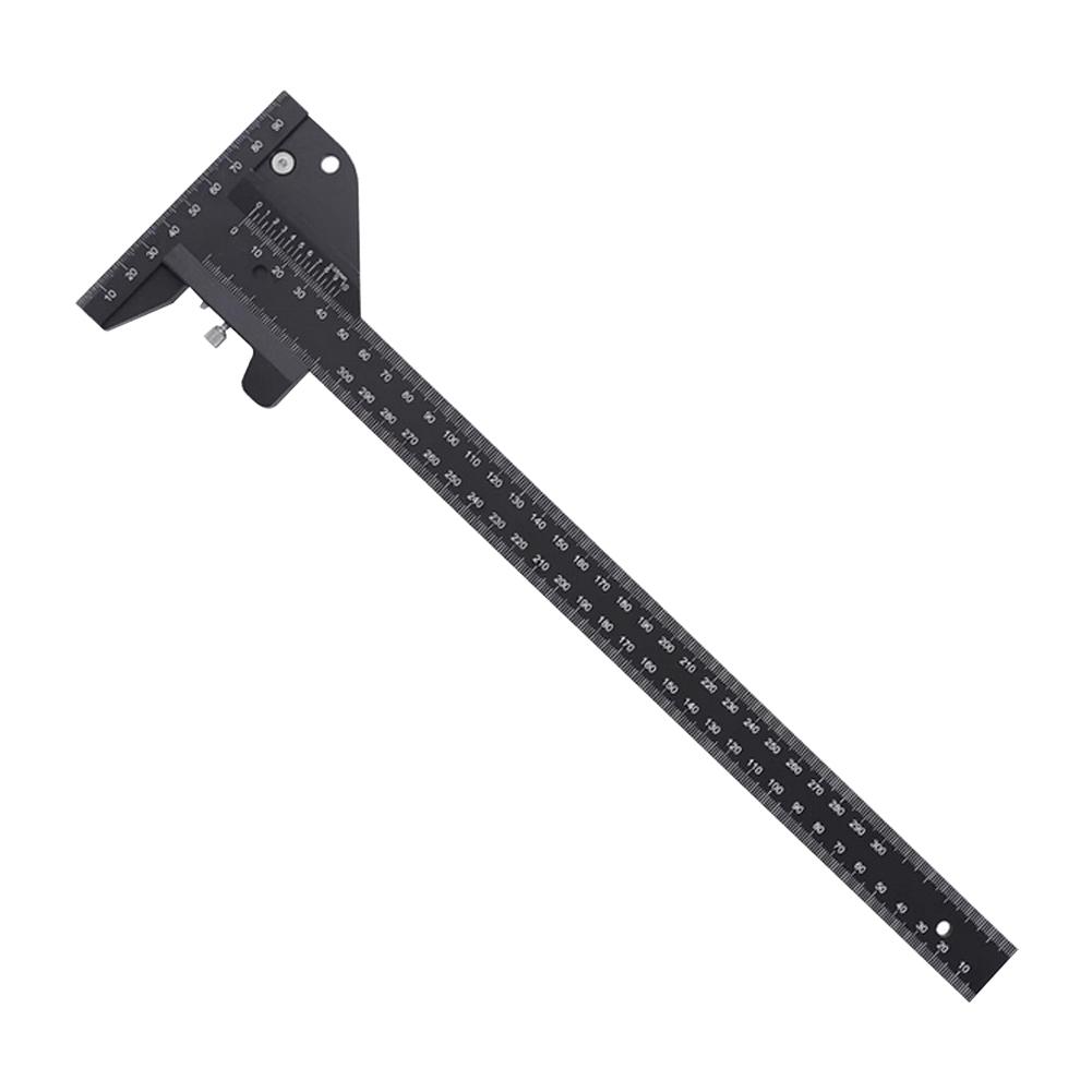 

Многофункциональная линейка из алюминиевого сплава, глубиномер, прецизионный измерительный калибр, задний магнит, съемный предельный калибр, измерительный инструмент