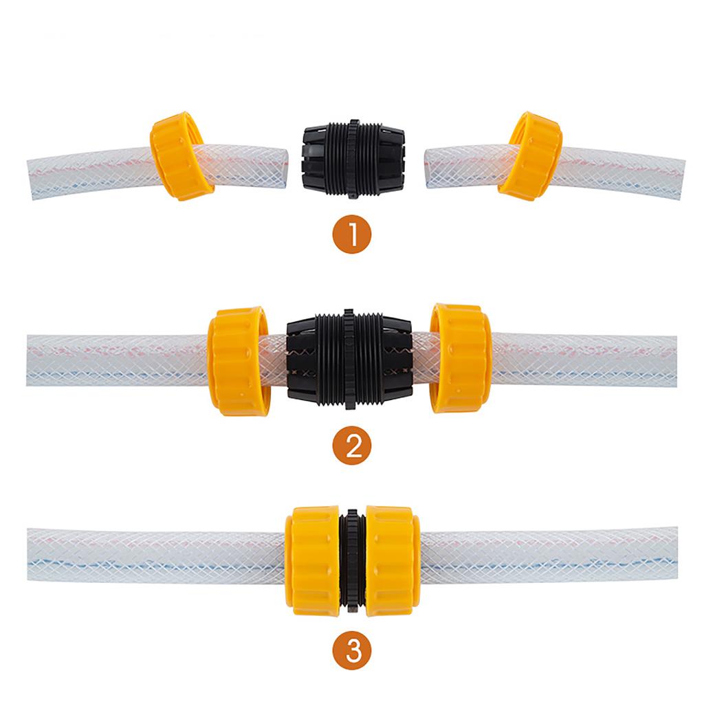 Quick Water Connector 1/2" 5/8" 1" Water Pipe Fast Connecting Joint Hose Tubing Repair Coupler Garden Irrigation Faucet Adapter
